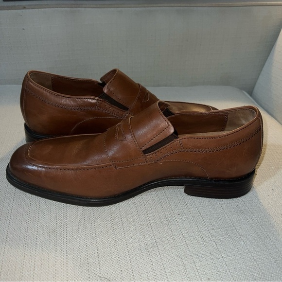 Johnston &  Murphy XC4 Penny Loafers Men 9M Shoes Brown Leather 15-2700